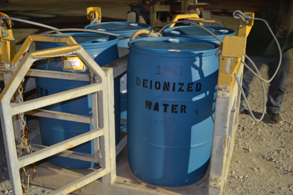 Deionized Water In Drums